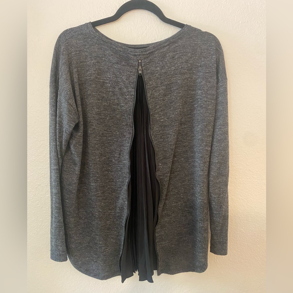 Ann Taylor sweater with accordion back detail